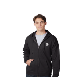 Hanes Adult EcoSmart Full-Zip Hooded Sweatshirt (P180)